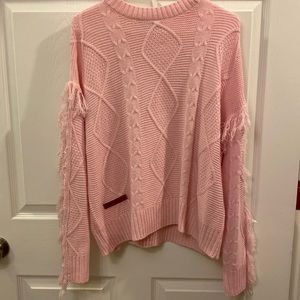 Fringe sweater- MEDIUM